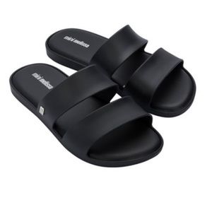 Melissa Matte Black Slides
